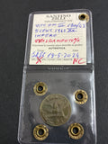 5 Centesimi 1942 XX "Impero" – Errore di Sfaldamento / Difetto di Laminazione sul Bordo Lato Aquila, Non Comune, BB