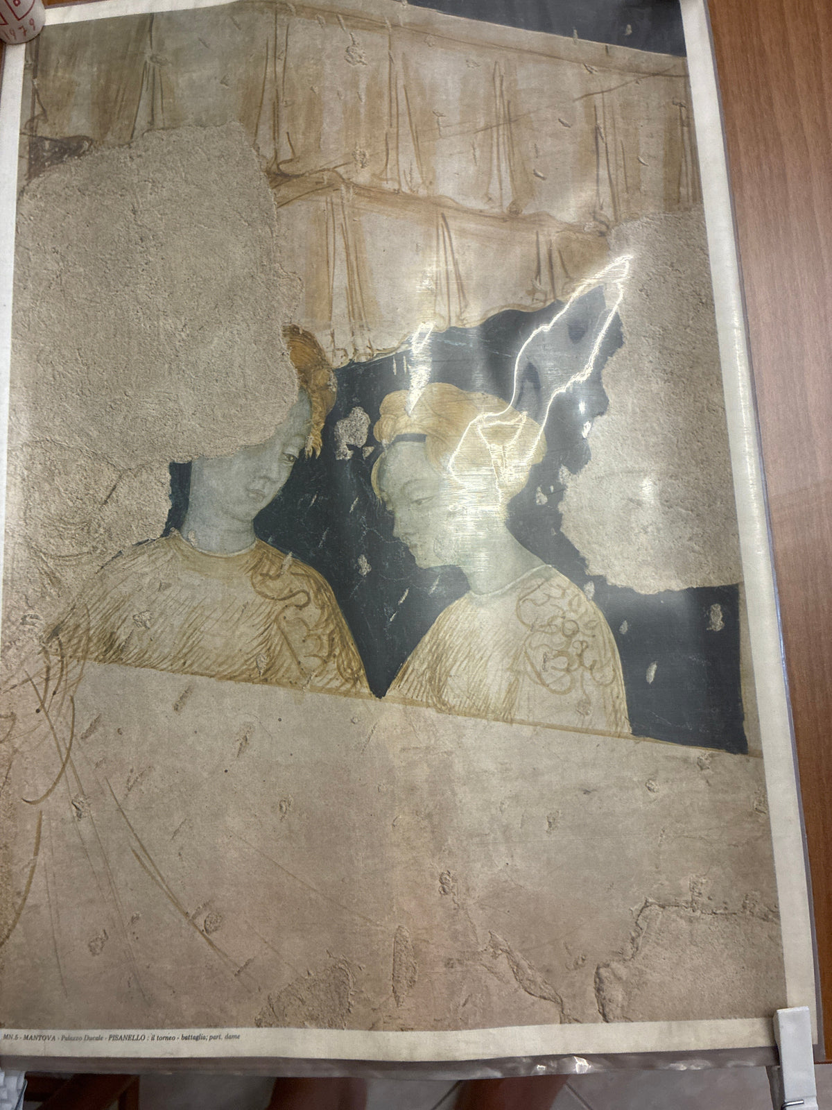 Tavola Manifesto Originale 1972j Pisanello Mantova In Cellofane Originale
