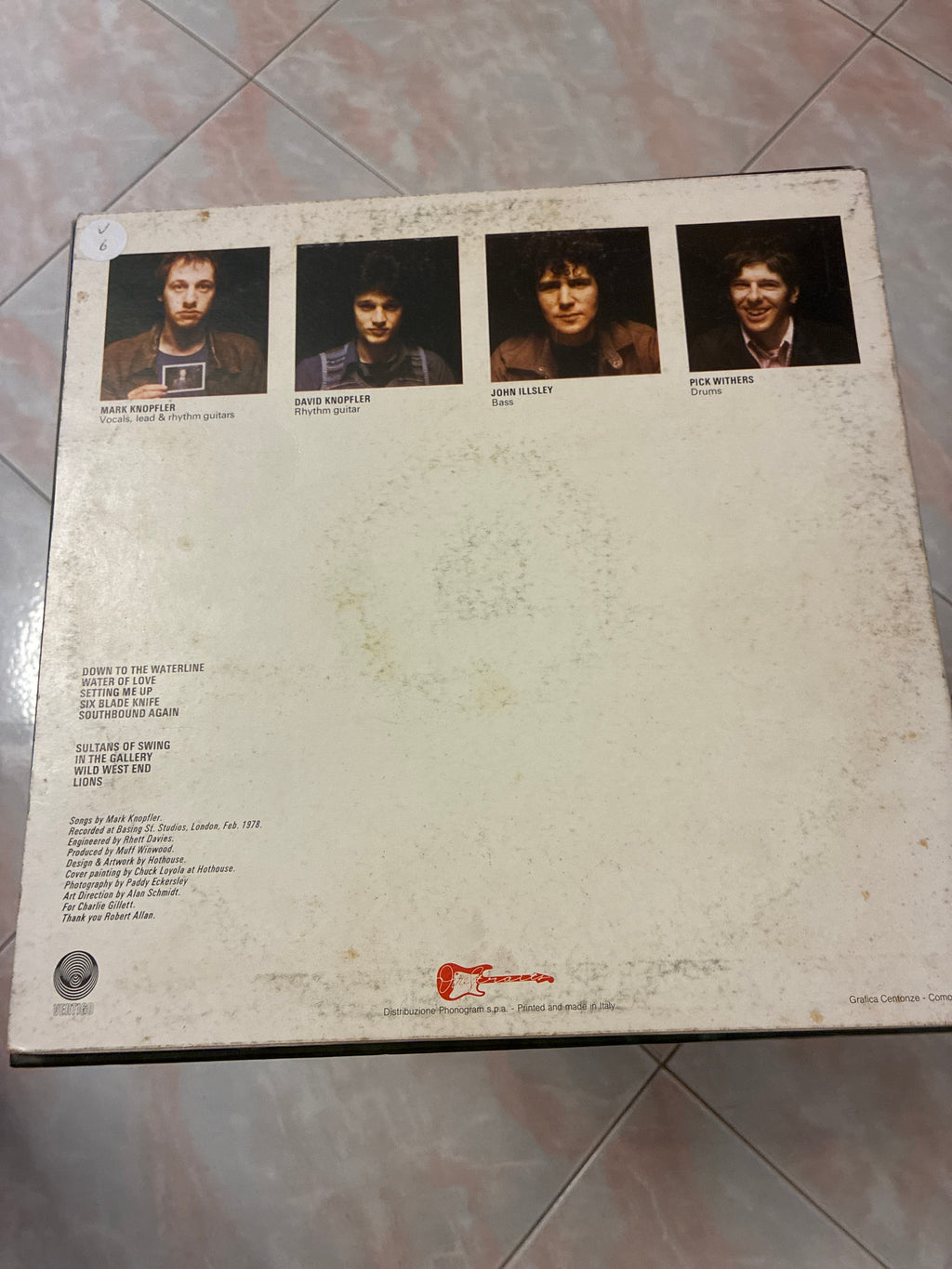 Dire Straits – Dire Straits (Vertigo – 6360 162)