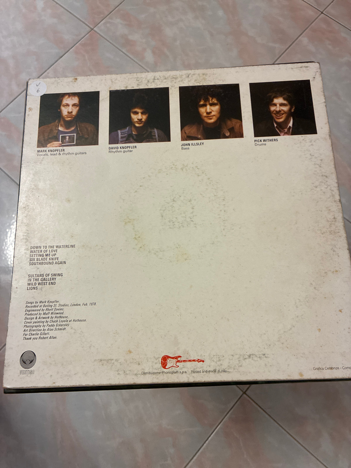 Dire Straits – Dire Straits (Vertigo – 6360 162)