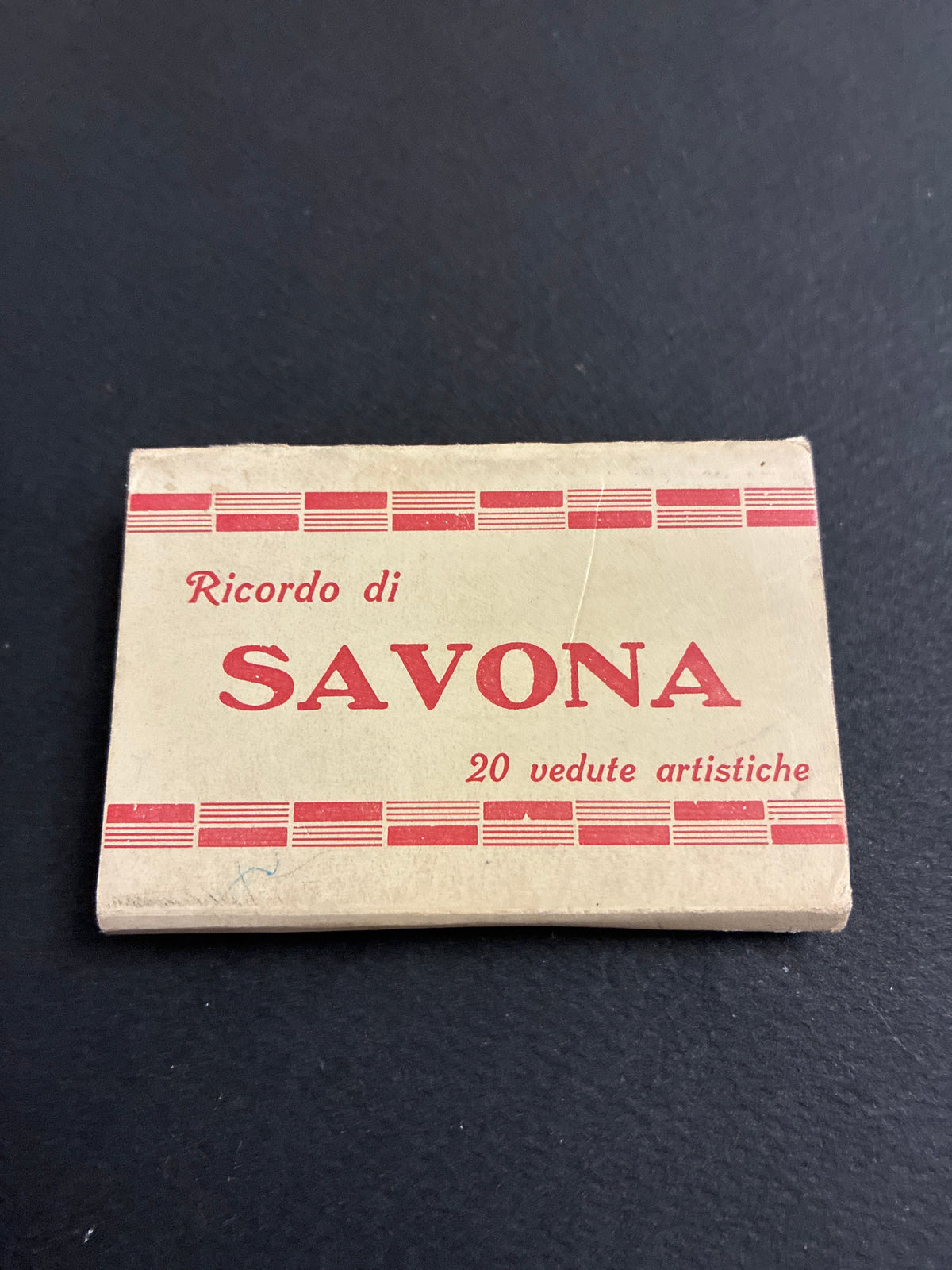 Libretto souvenir cartoline vintage "Ricordo di Savona - 20 vedute artistiche" (Anni '30/'40