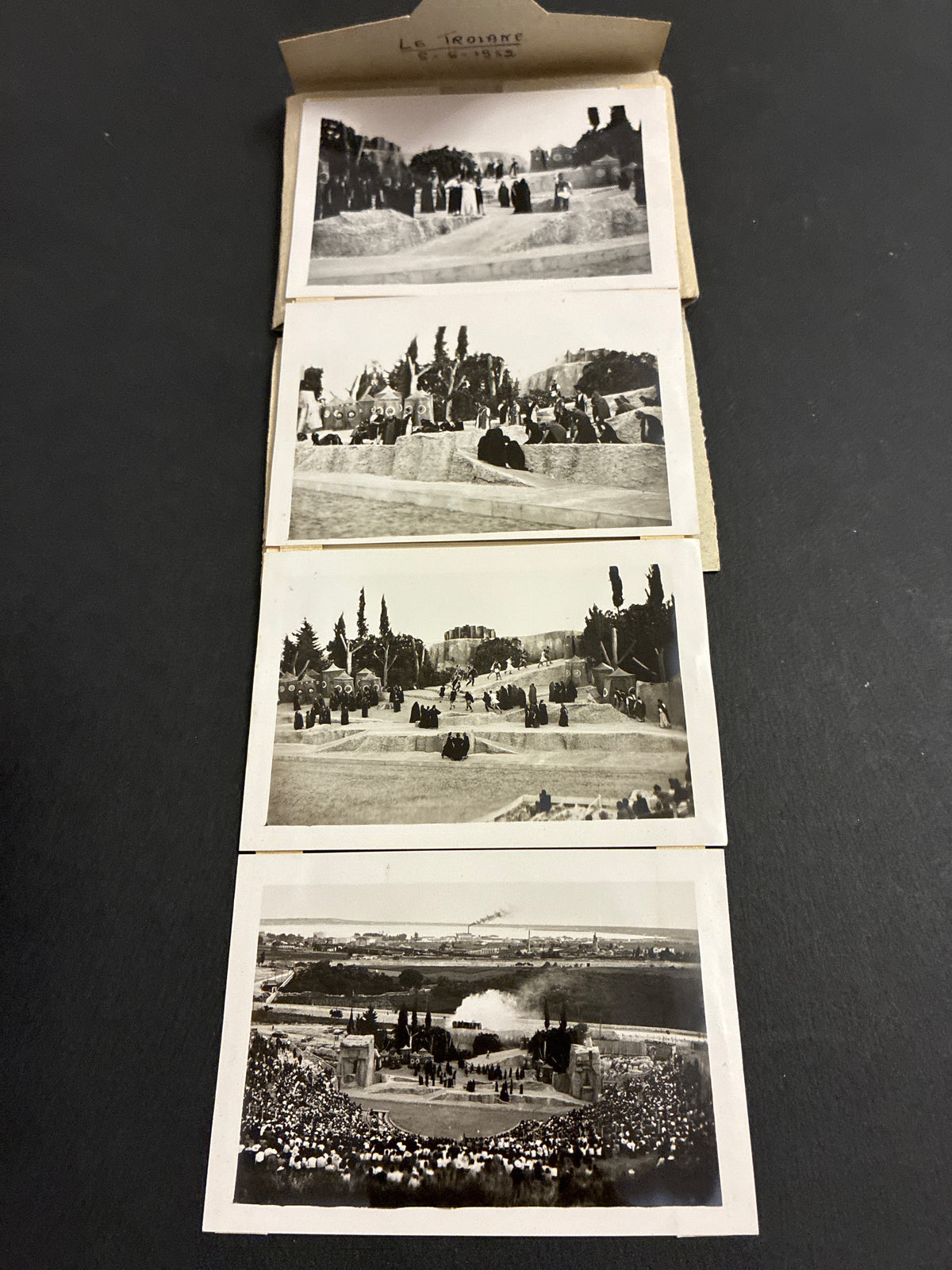 Libretto Cartoline Vintage 1952 "Siracusa Teatro Greco Le Troiane" Foto Tinè