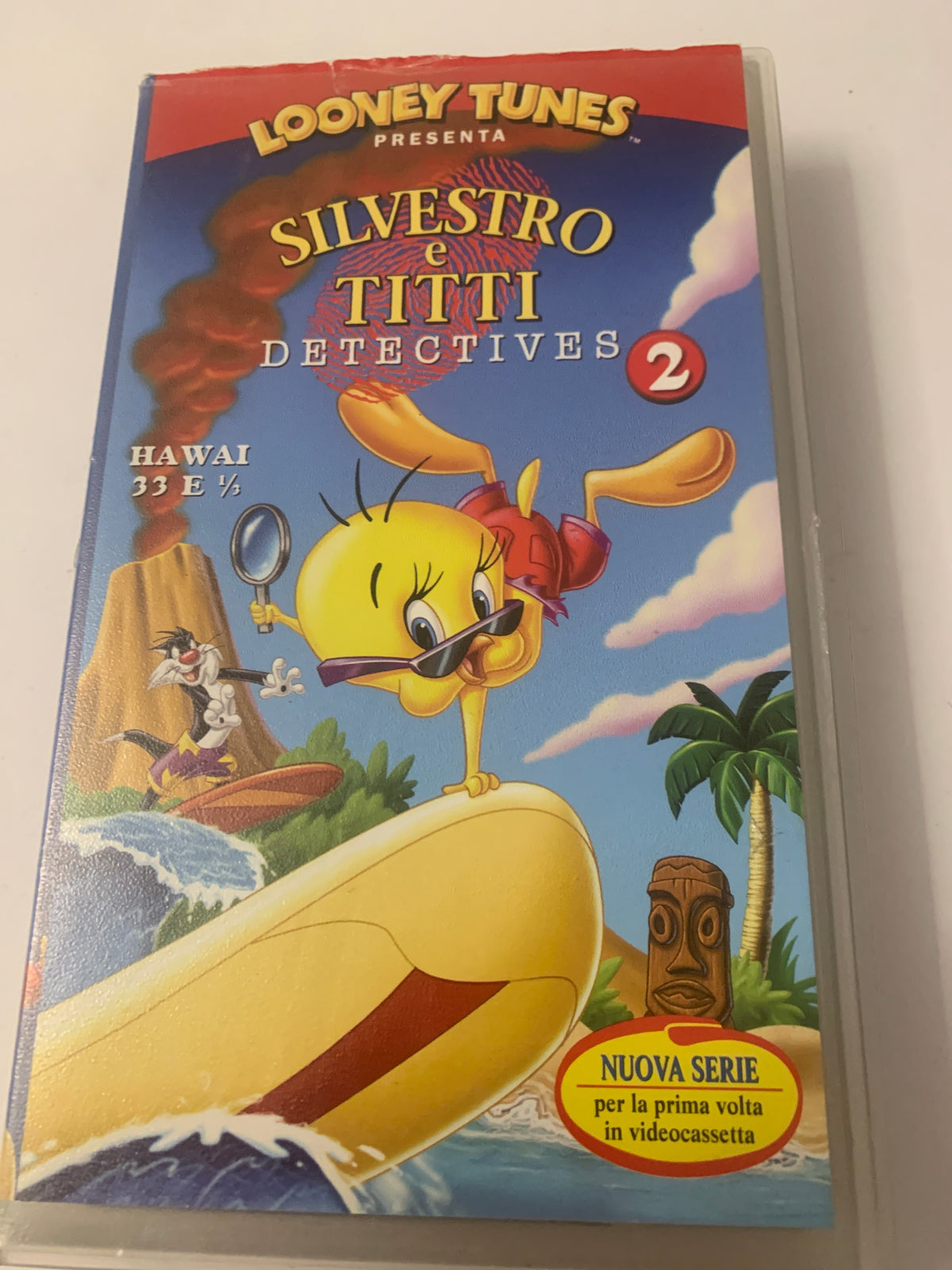 Lotto 2 VHS Looney Tunes - Carota Party con Bugs Bunny e Titti + Silvestro e Titti Detectives 2 Warner Bros