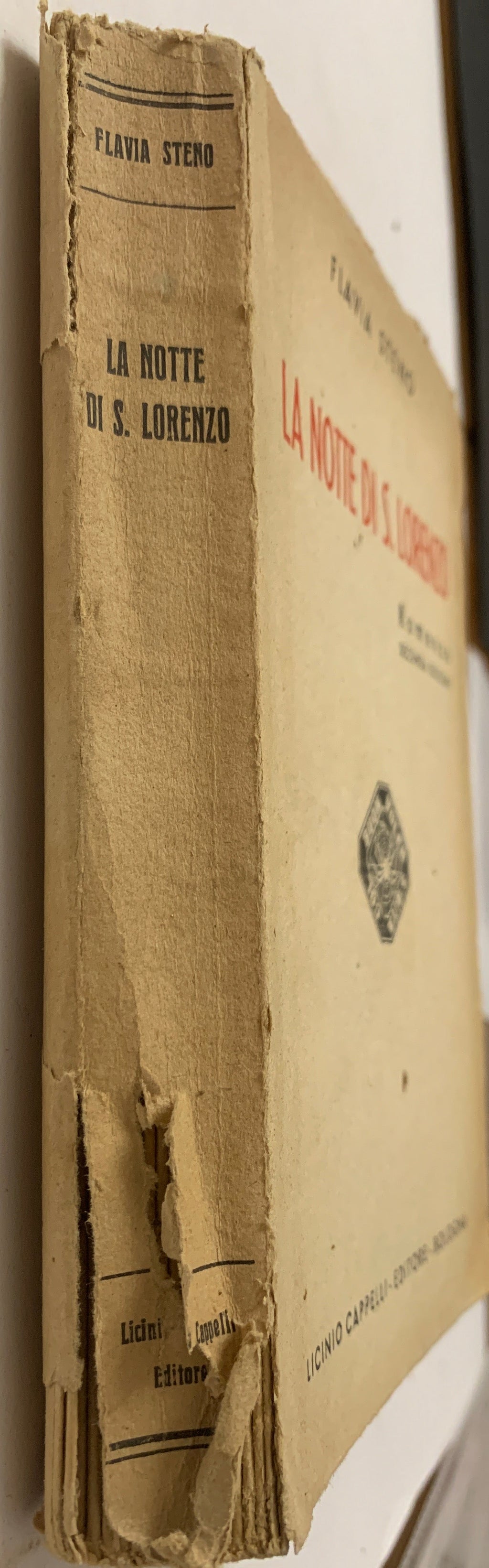 Flavia Steno - La Notte di S. Lorenzo (Cappelli Editore, 1946)