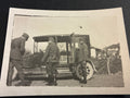 Foto Unica e Inedita WW1 - Il Re Vittorio Emanuele III e lo Stato Maggiore del Regio Esercito con Auto d'Epoca al Fronte