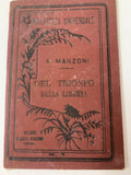 Libro antico Alessandro Manzoni - Del Trionfo della Libertà (Sonzogno 1882, N. 7)