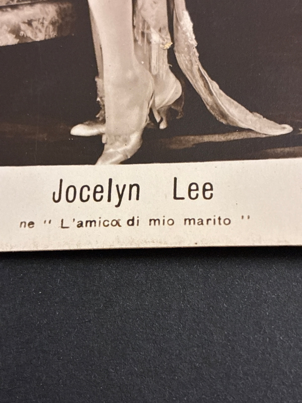 Cartolina Vintage Jocelyn Lee - Cinema Muto - Edizioni G. B. Falci Milano (1927)