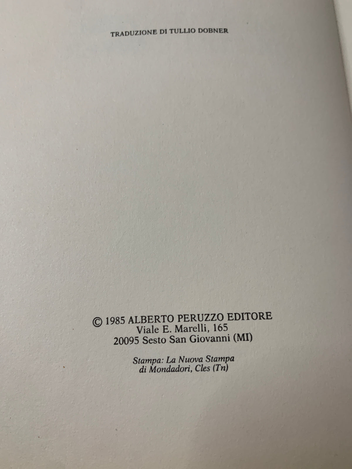 Le Avventure di Tom Sawyer - Mark Twain (Alberto Peruzzo Editore, 1985) - I Giovani Bibliofili
