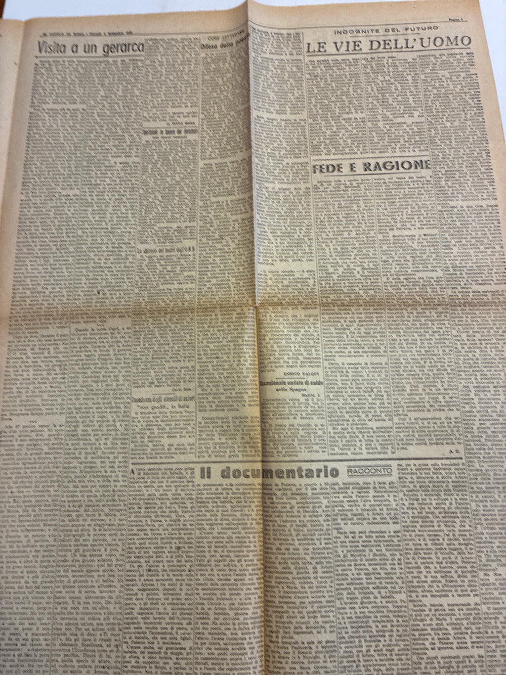 Quotidiano Storico Il Popolo di Roma 9 Settembre 1943 Armistizio Badoglio Integro