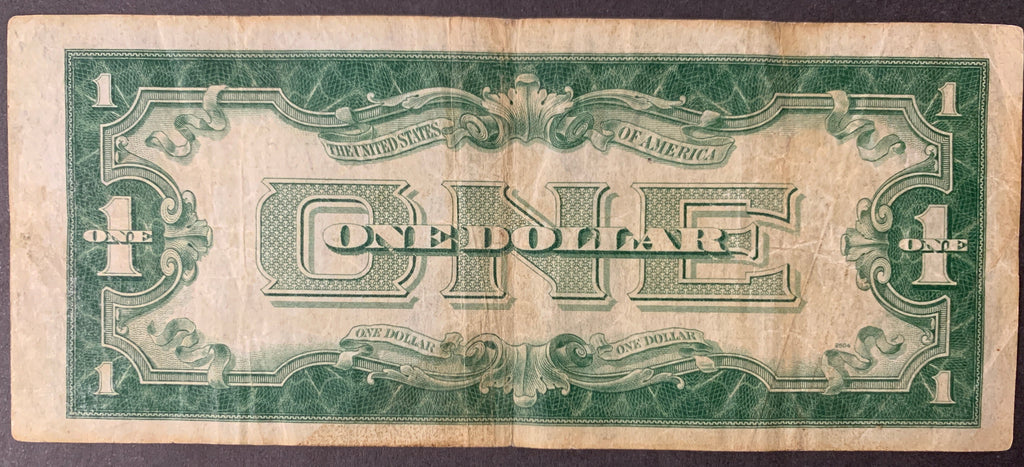 Banconota USA 1 Dollaro 1928 B - Silver Certificate Sigillo Blu