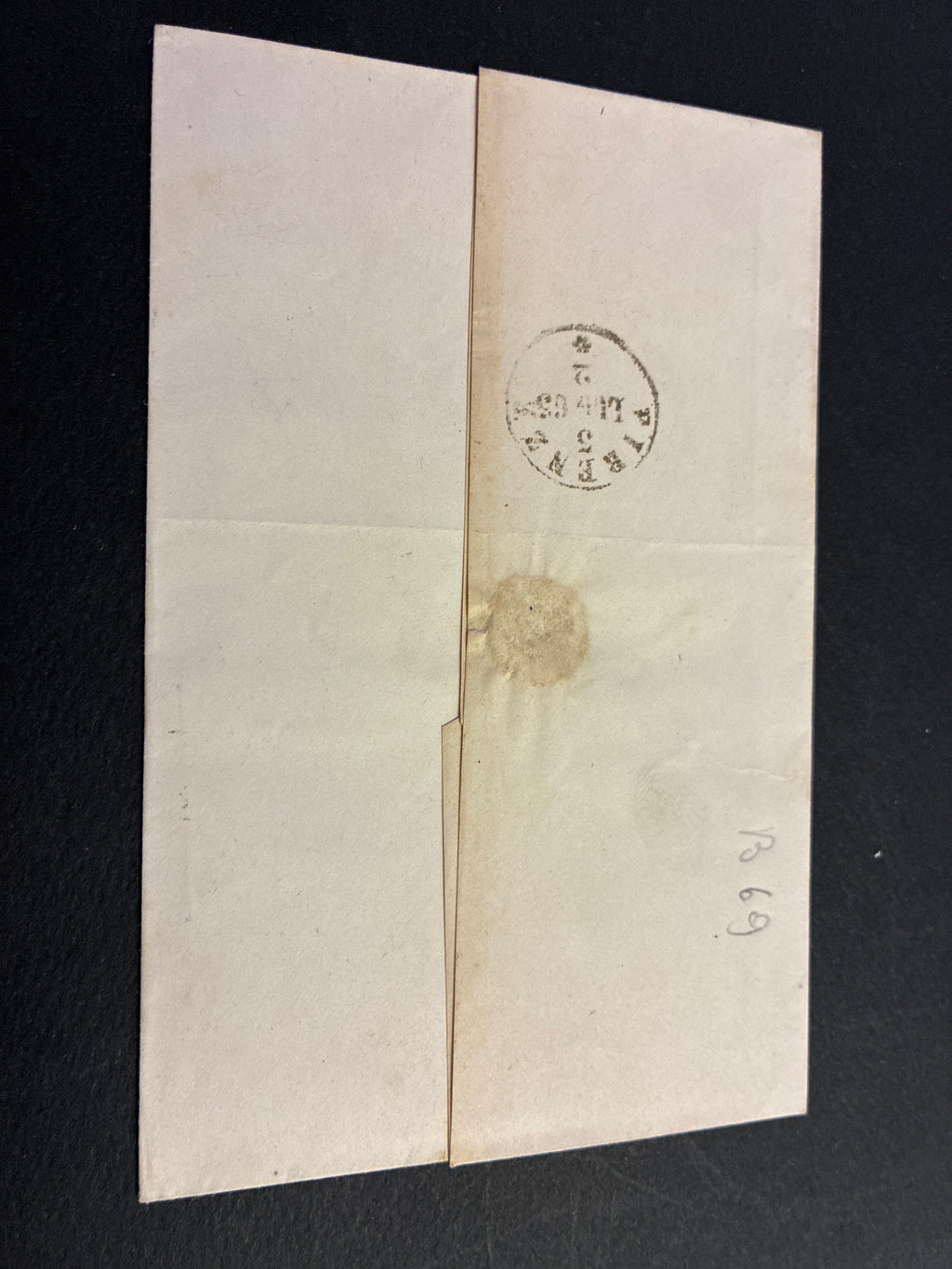 REGNO D'ITALIA 1863 - Lettera da Pistoia per Firenze con 15 Centesimi Litografico II Tipo