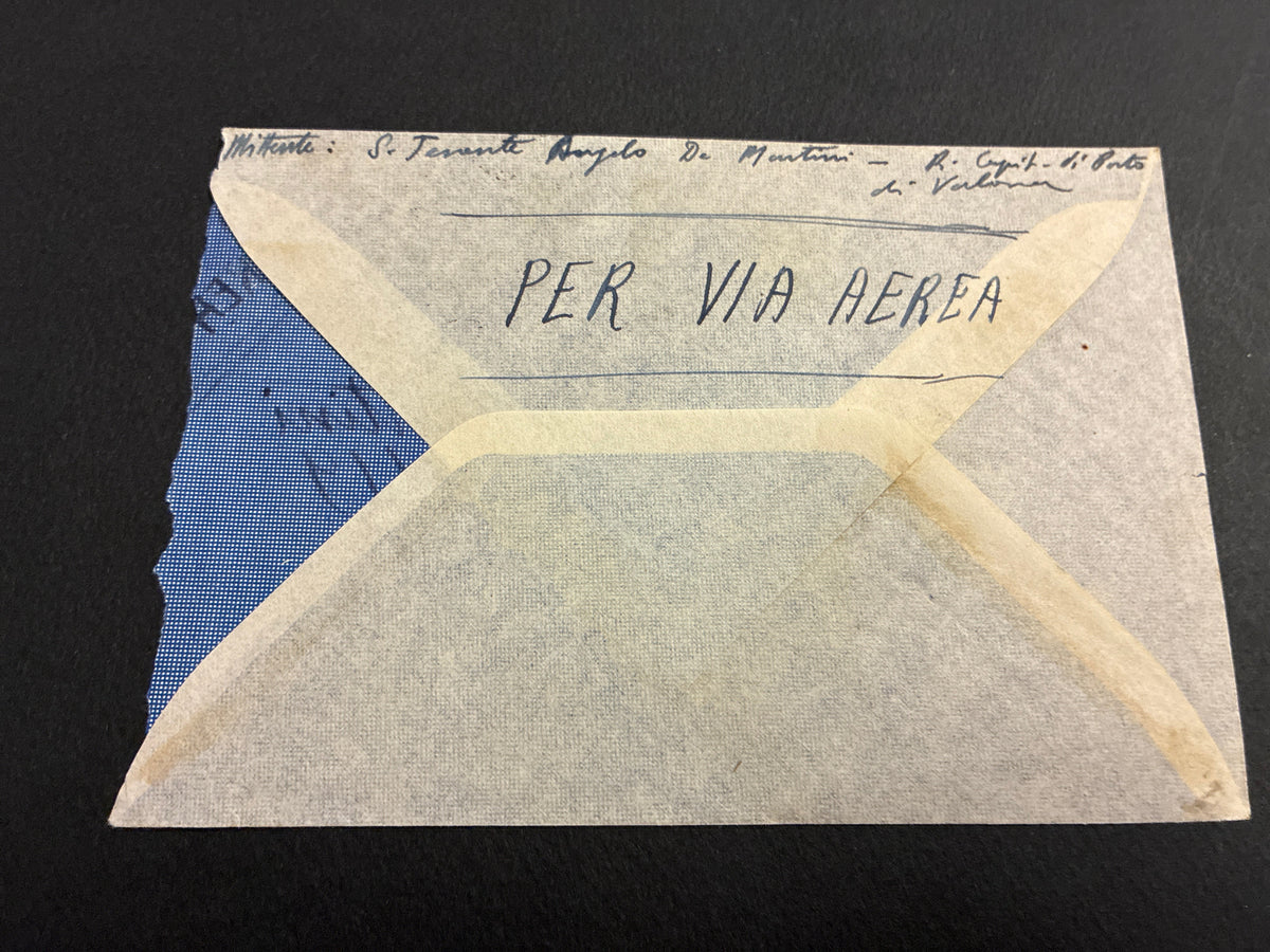 1942, Ufficio Concentramento P.M. 403: Busta di Via Aerea Spedita dal Fronte di Russia dell'ARMIR per Roma