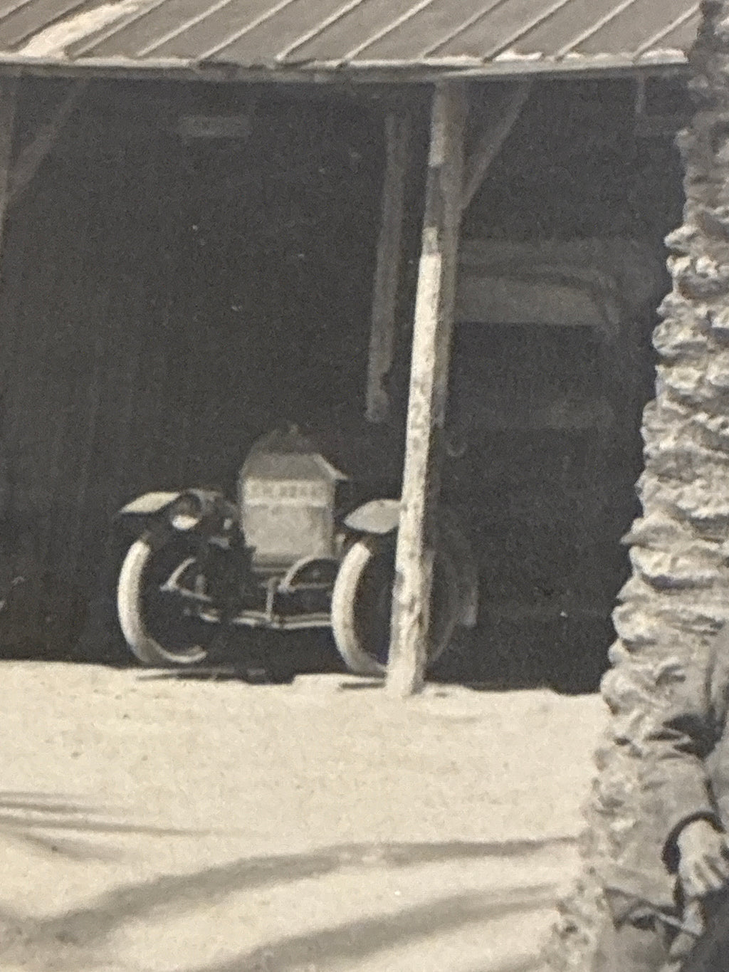 Cartolina Fotografica Militare Regio Esercito Anni '20/'30 - 17° Autoreparto Ufficiali su Automezzo d'Epoca - Rara Non Viaggiata