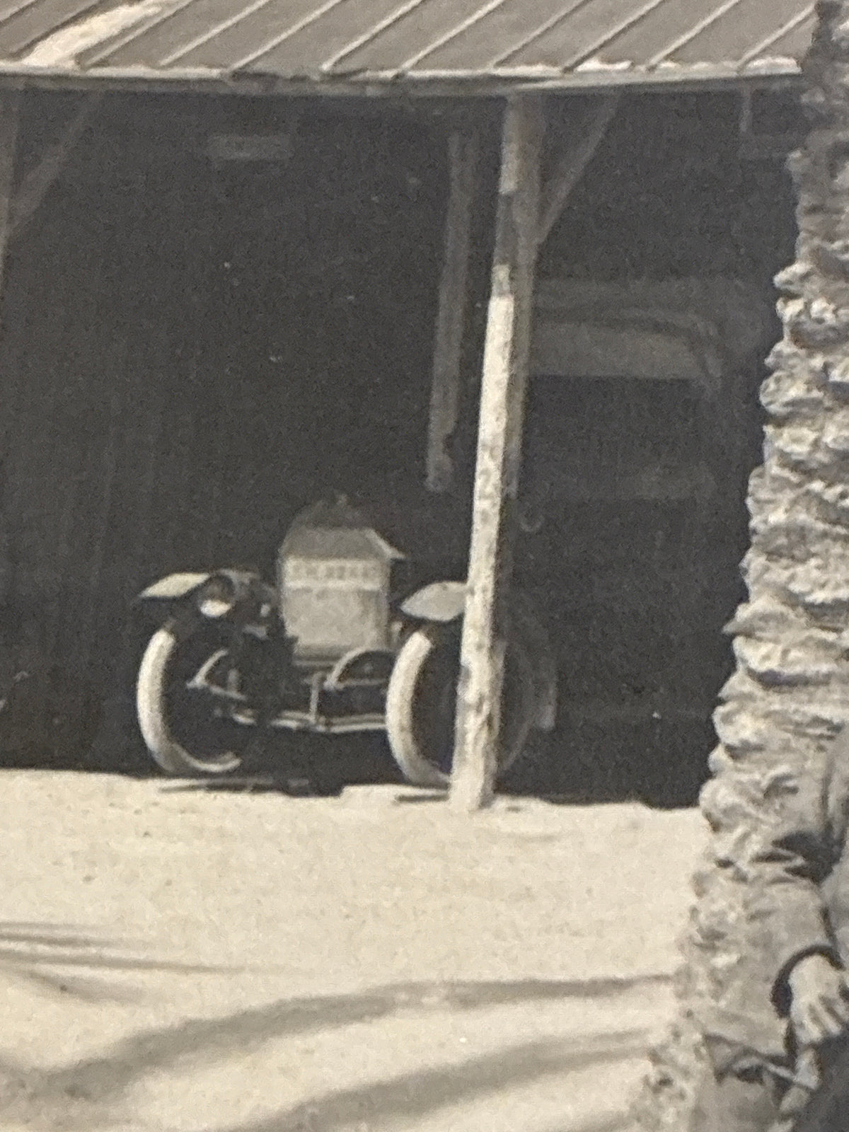 Cartolina Fotografica Militare Regio Esercito Anni '20/'30 - 17° Autoreparto Ufficiali su Automezzo d'Epoca - Rara Non Viaggiata