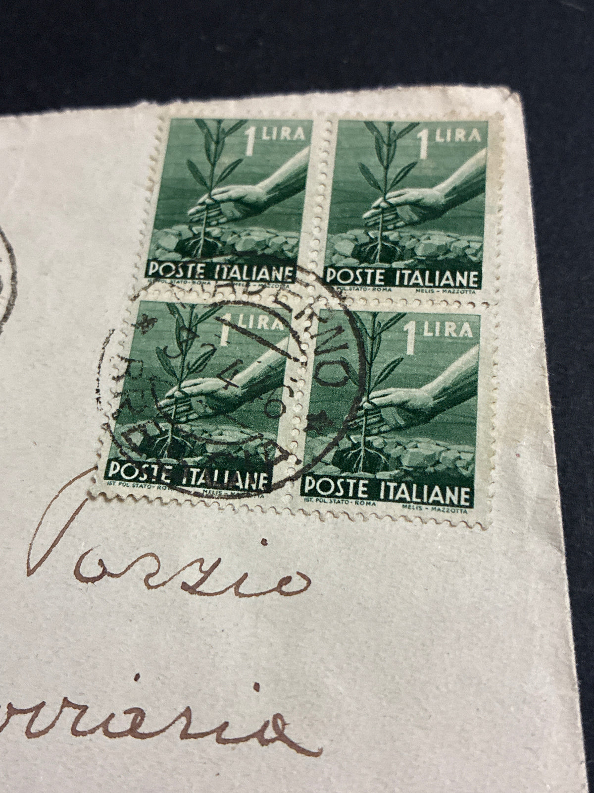 Luogotenenza - Busta viaggiata il 30/4/46