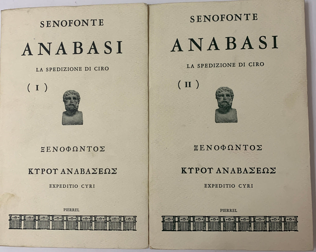 Libro Senofonte - Anabasi: La Spedizione di Ciro - Opera Completa in 4 Volumi con Cofanetto - Edizione Pierrel