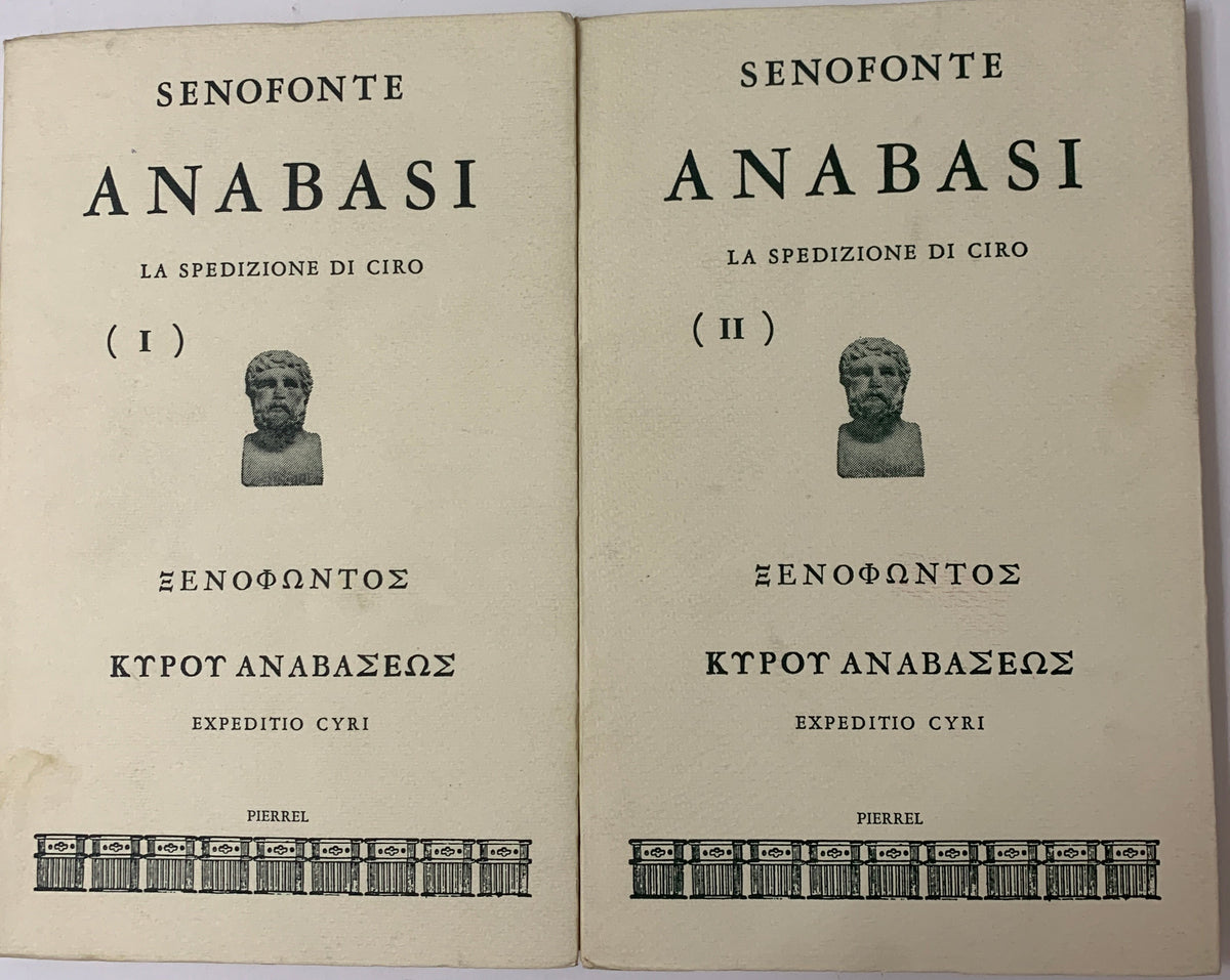 Libro Senofonte - Anabasi: La Spedizione di Ciro - Opera Completa in 4 Volumi con Cofanetto - Edizione Pierrel