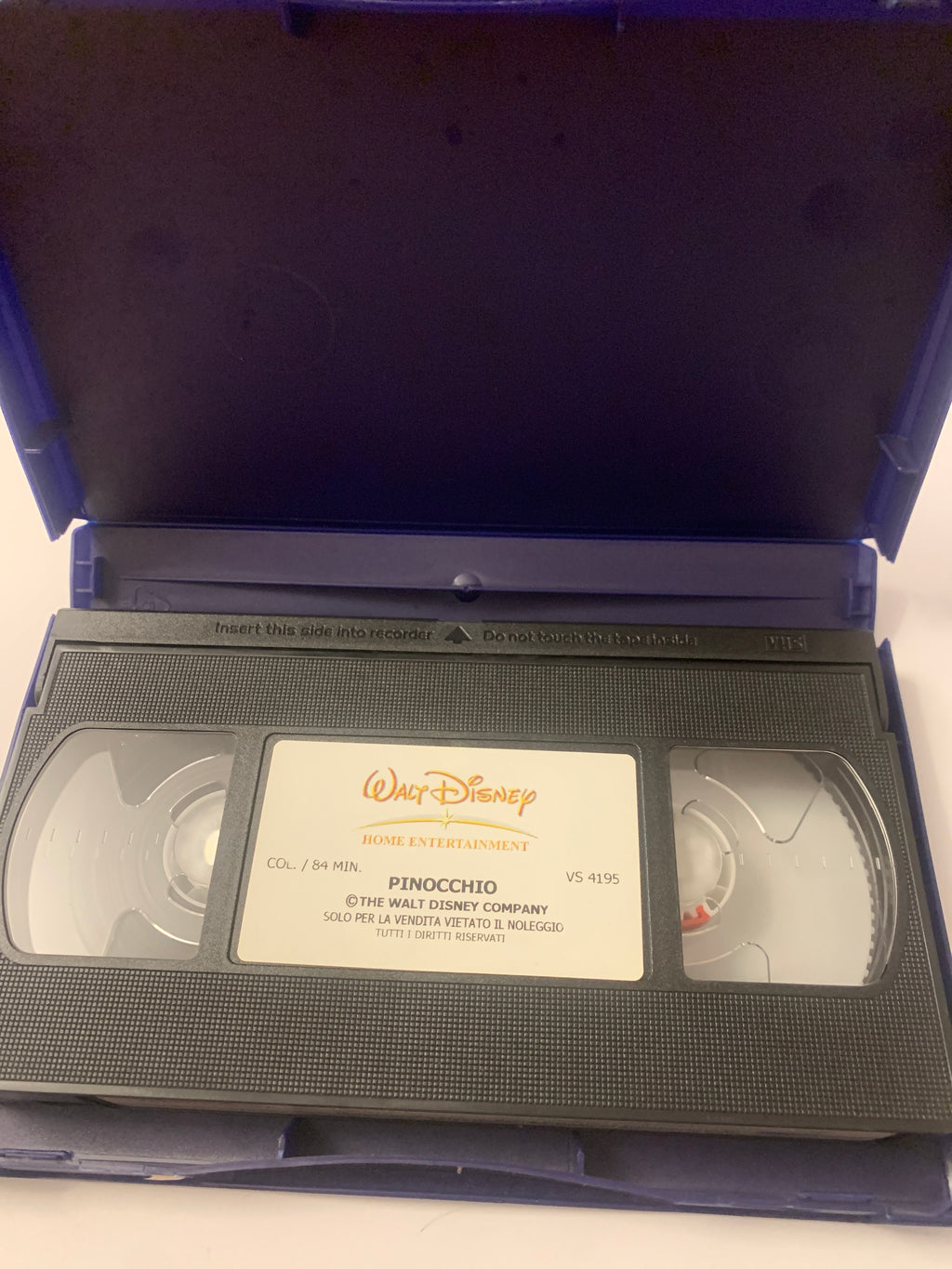 Lotto 2 VHS Classici Disney - Pinocchio e Le Avventure di Peter Pan Edizione Speciale