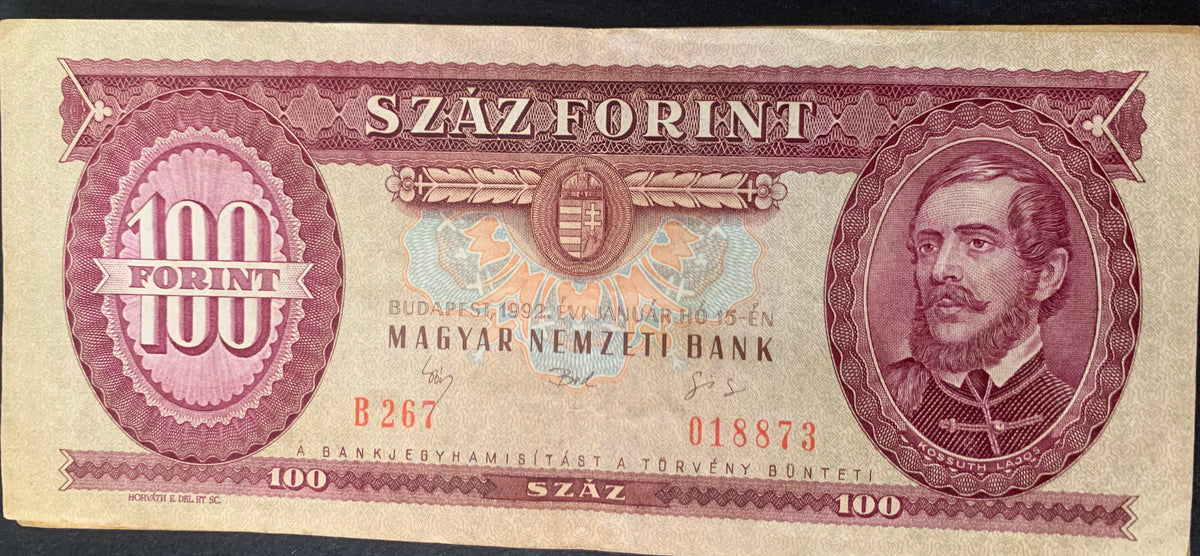 Lotto 3 Banconote Ungheria Vintage - 100 Forint (1984 e 1992) e 50 Forint (1983)