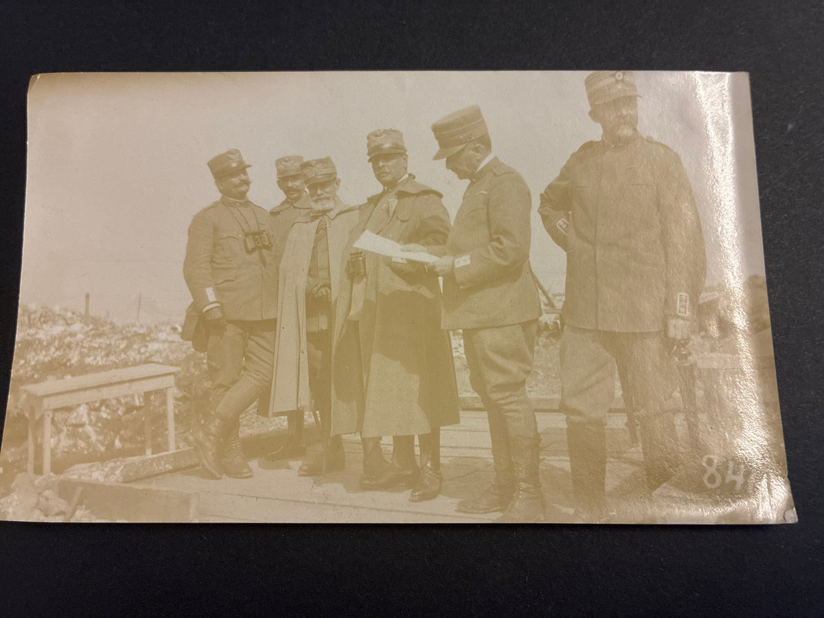 Foto Epoca Re Vittorio Emanuele III e il Duca d'Aosta Emanuele Filiberto della Terza Armata