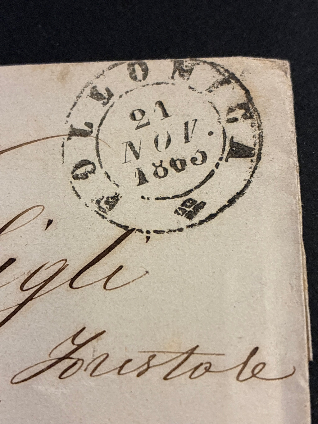 Lettera Storica 1863 da Follonica a Firenze Francobollo 15c Vittorio Emanuele II