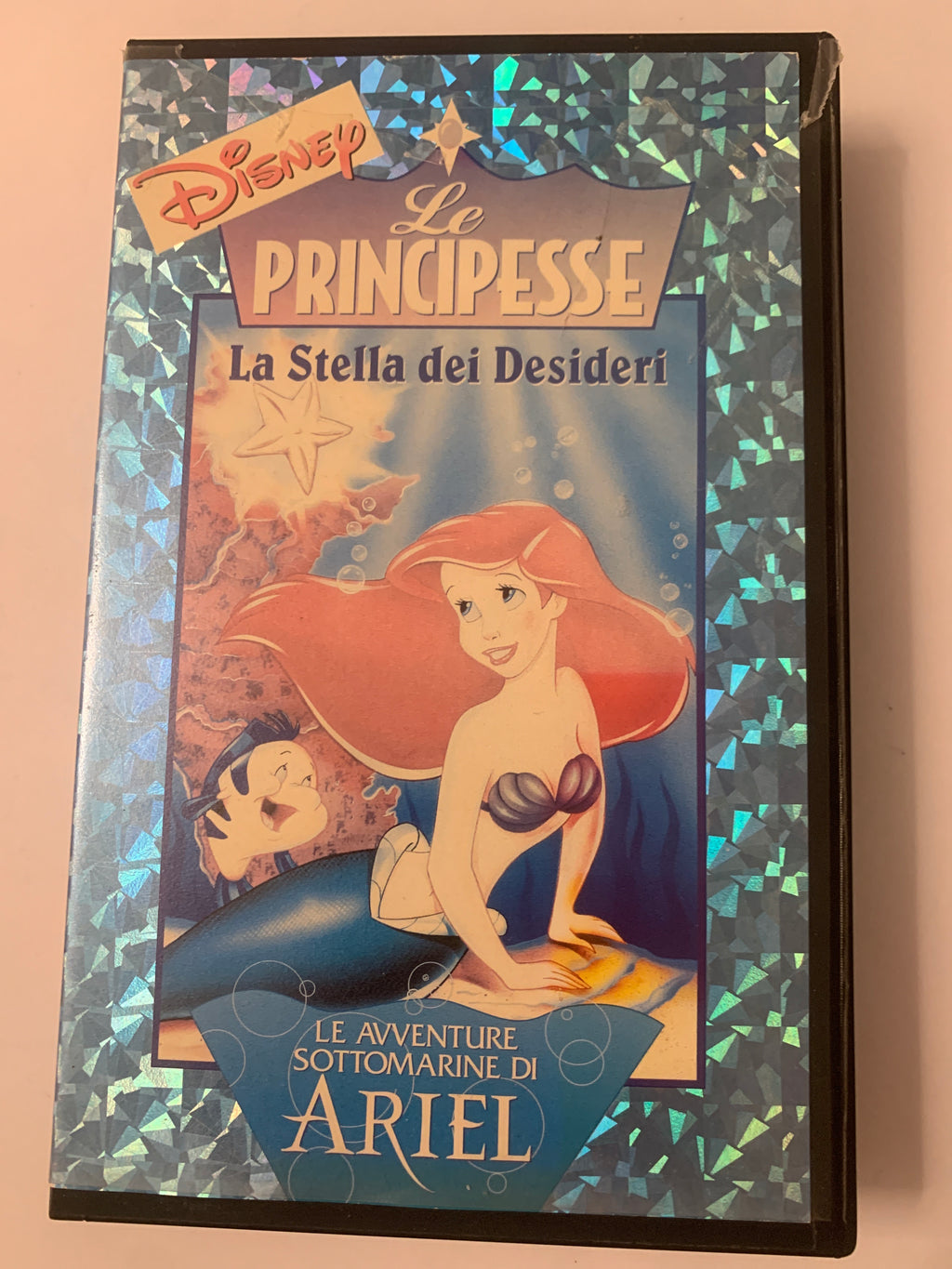 Lotto 2 VHS Disney La Sirenetta - Sequel "Ritorno agli Abissi" e Edizione Olografica "Le Principesse"