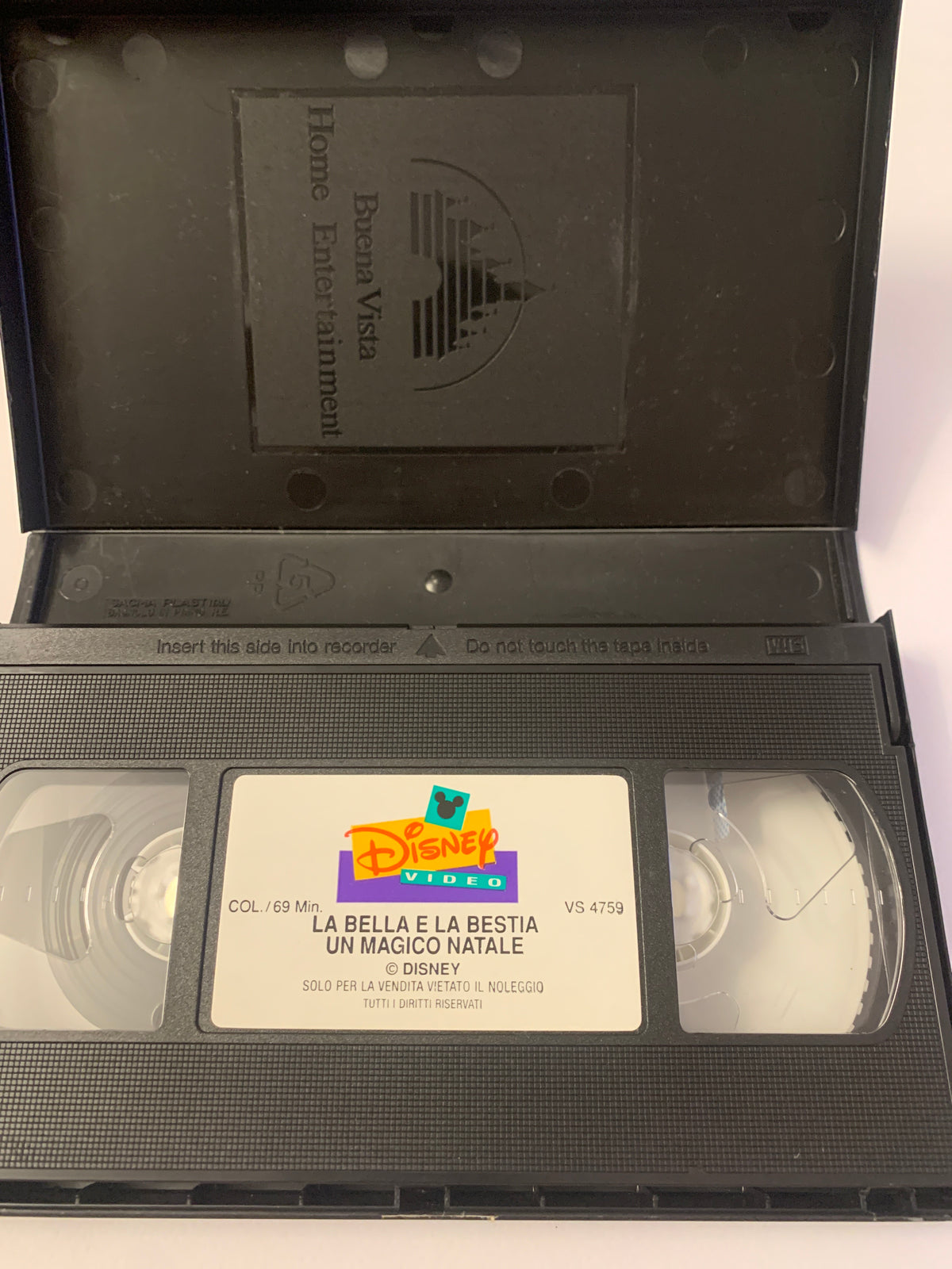 Lotto 2 VHS Walt Disney - La Bella e la Bestia (Edizione Speciale) + La Bella e la Bestia - Un Magico Natale