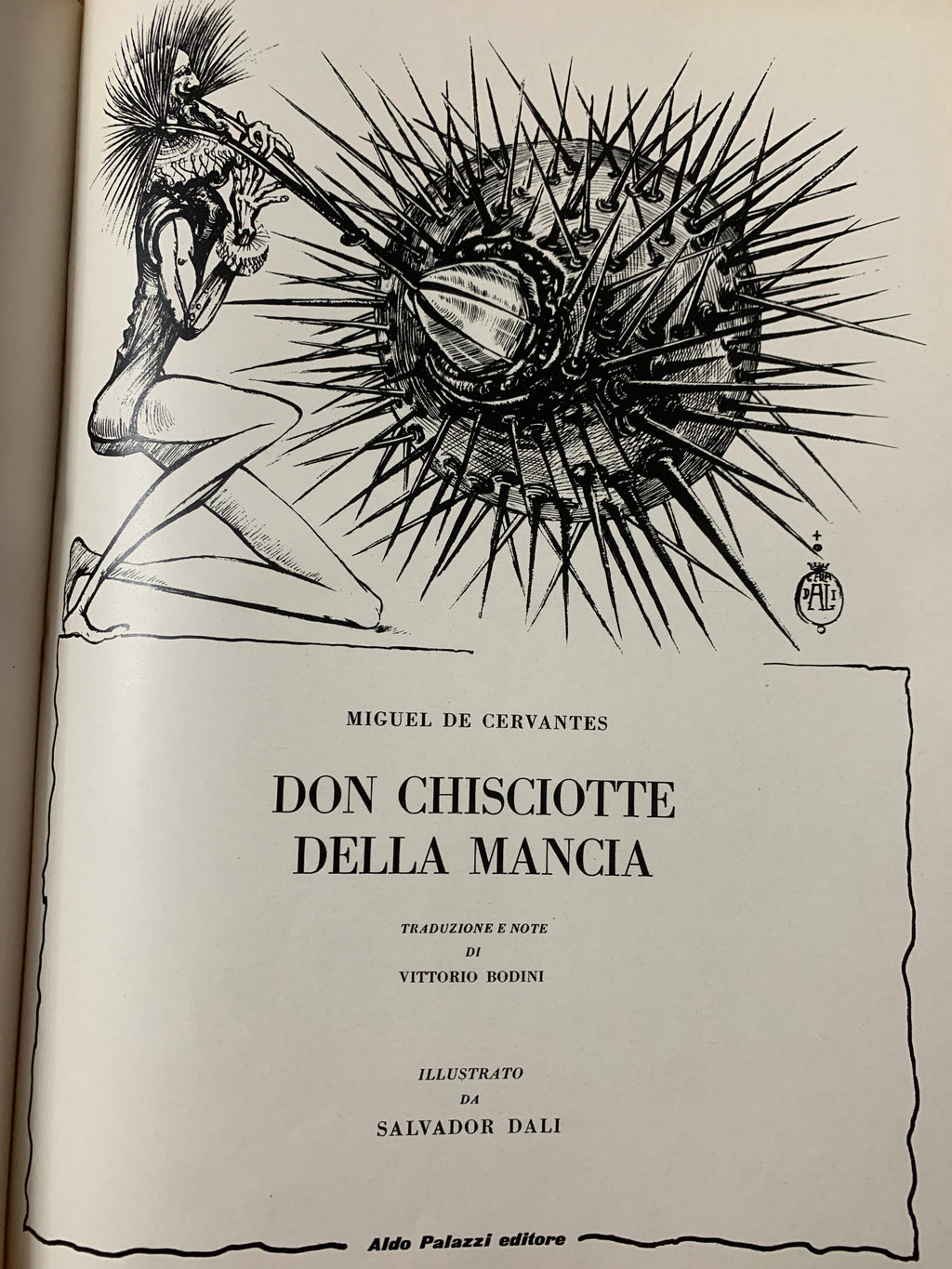 Don Chisciotte della Mancia - M. De Cervantes - Illustrato da Salvador Dalì - Edizione "TEMPO" Aldo Palazzi Editore (1964/1965)