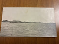 Veduta panoramica del porto e del Castello Rosso di Tripoli dal mare