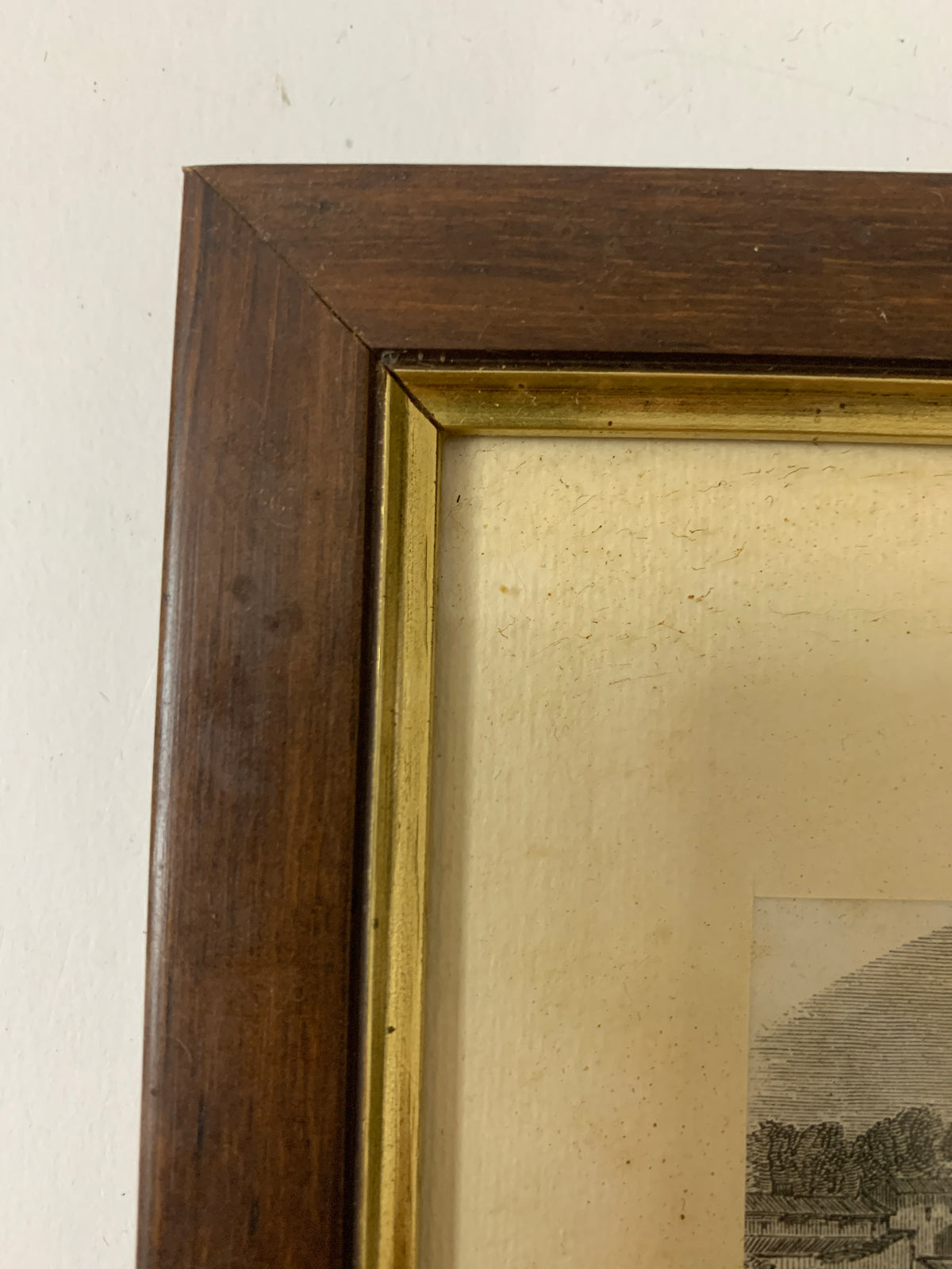 Xilografia Storica "San Gregorio da Sassola e Castello Medioevale".