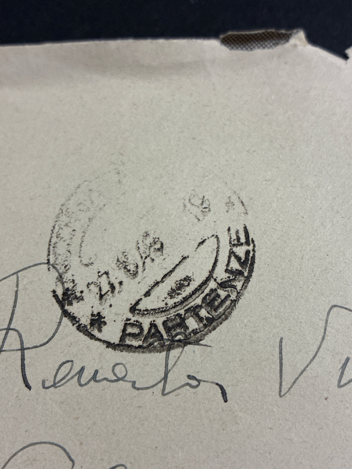 Lettera storica del 27 giugno 1946 (Nascita ufficiale della Repubblica Italiana) da Ancona Ferrovia a Sondalo