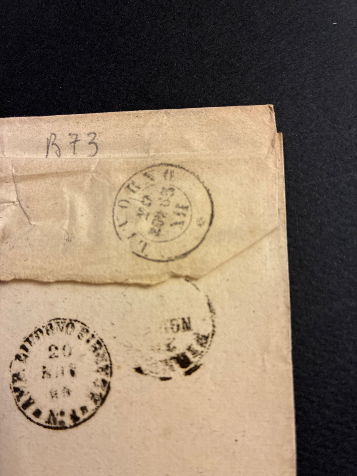 Lettera Storica 1863 da Gavorrano a Firenze con Timbro Ambulante e Sigillo Ceralacca Regi Possessi