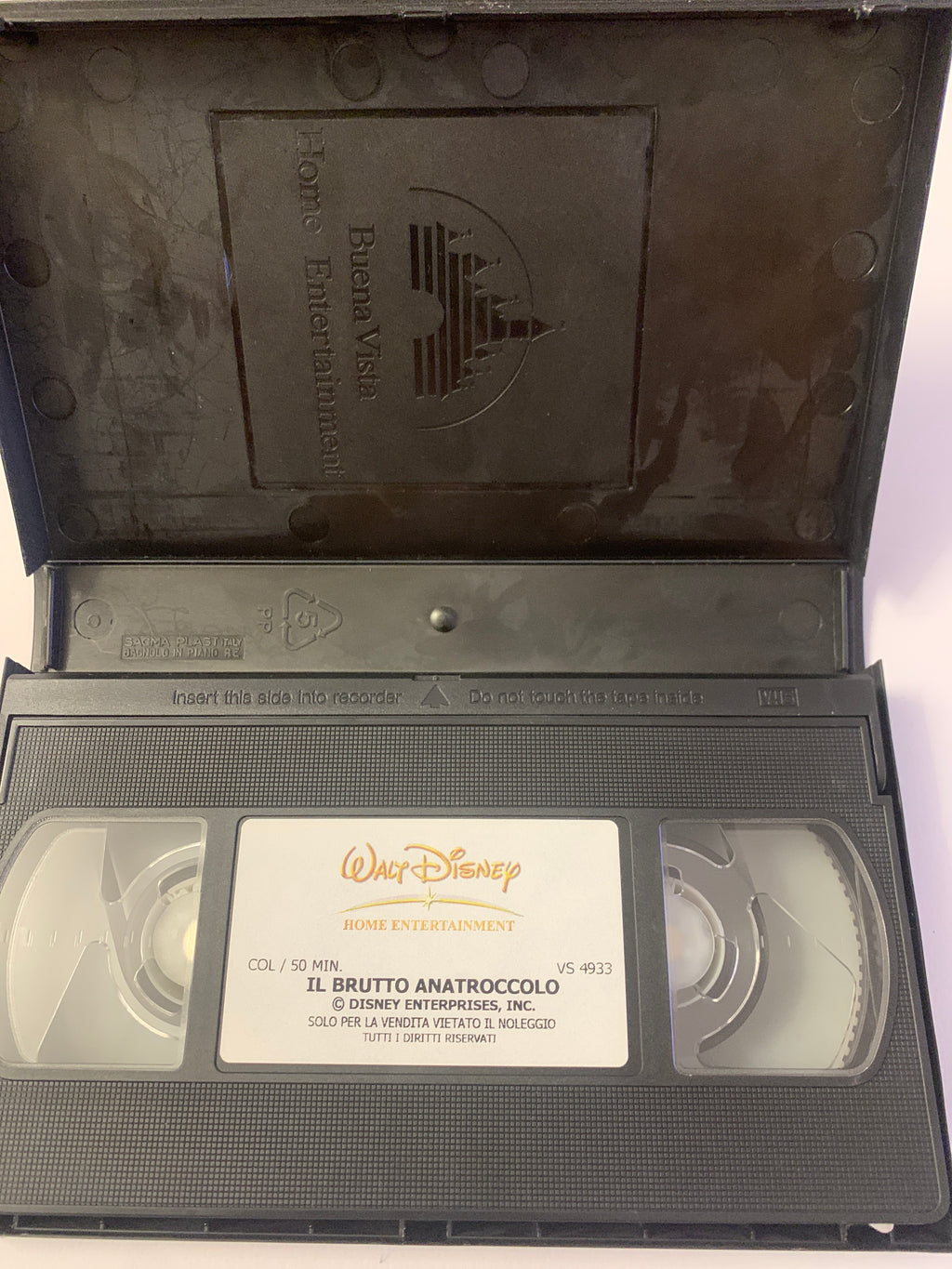 Lotto 2 VHS Vintage - L'Albero Azzurro "Come si fa a fare" e Walt Disney Le Fiabe "Il Brutto Anatroccolo"
