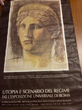 Raro Lotto Archivio Mostra E42 Roma 1987 Manifesto Grande + Opuscolo + Documenti