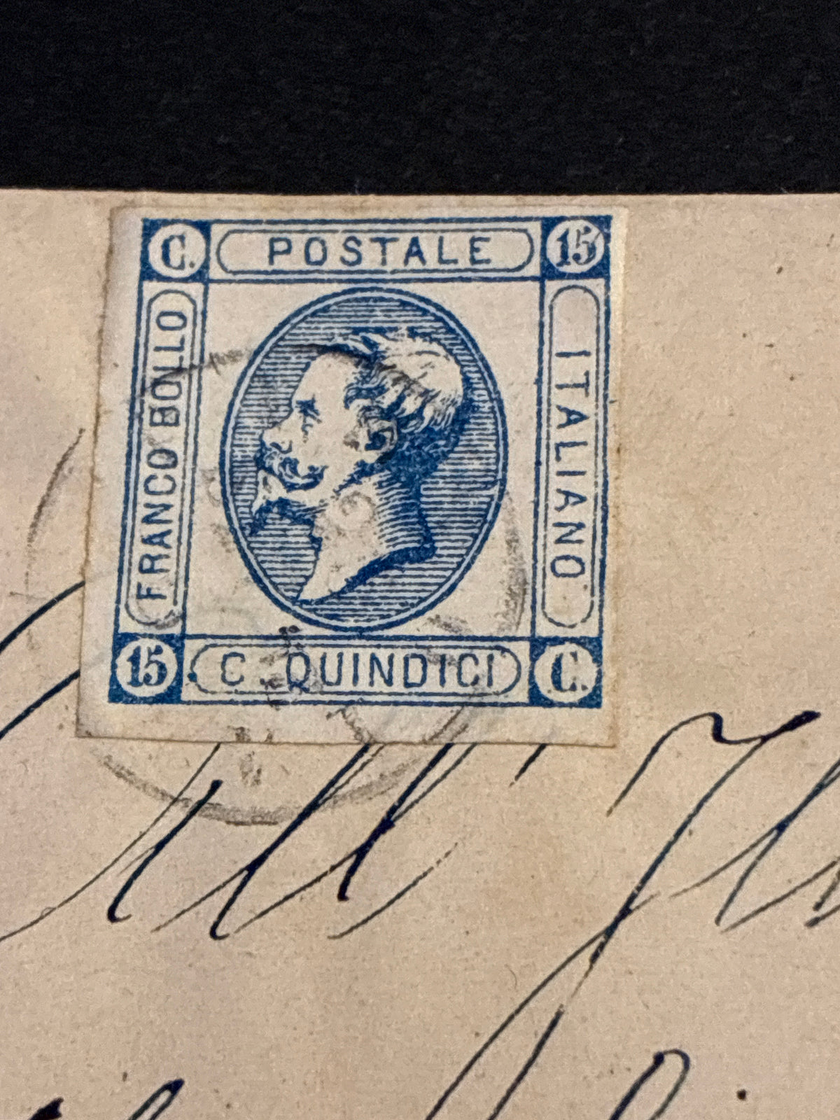 REGNO D'ITALIA 1863 - Lettera da Prato per Firenze con 15 Centesimi Litografico II Tipo+ Ambulante