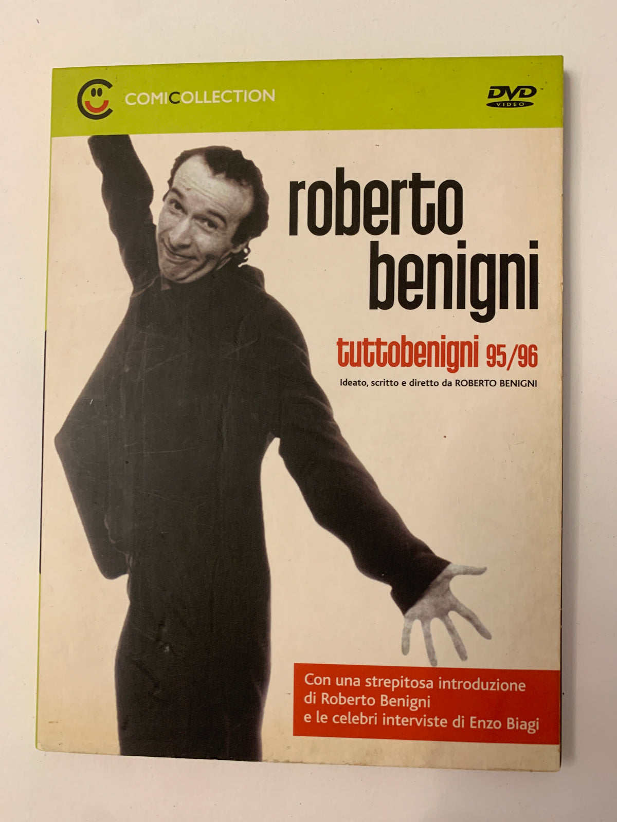 DVD "Tuttobenigni 95/96" – Roberto Benigni (Collana Comicollection)