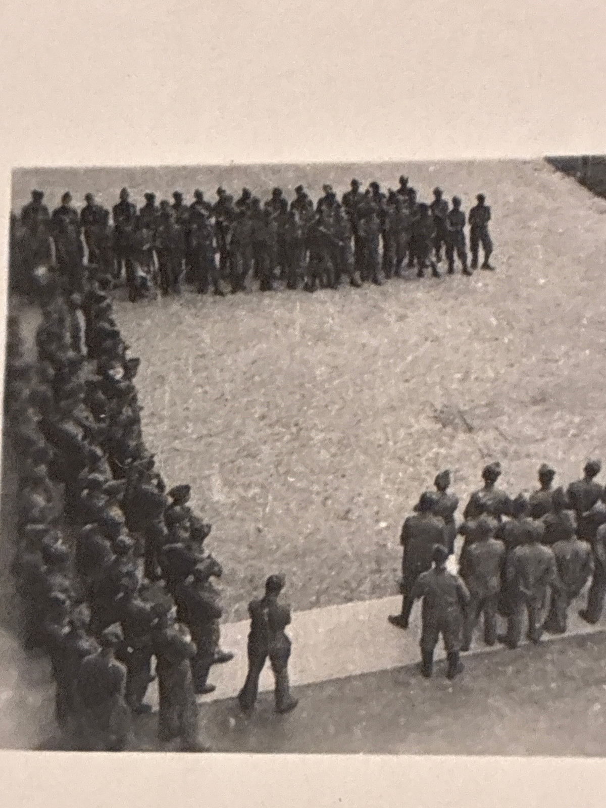 FOTO MILITARE D'EPOCA SCHIERAMENTO REPARTO GUARDIA DI FINANZA ARCHIVIO CARLO DABALÀ