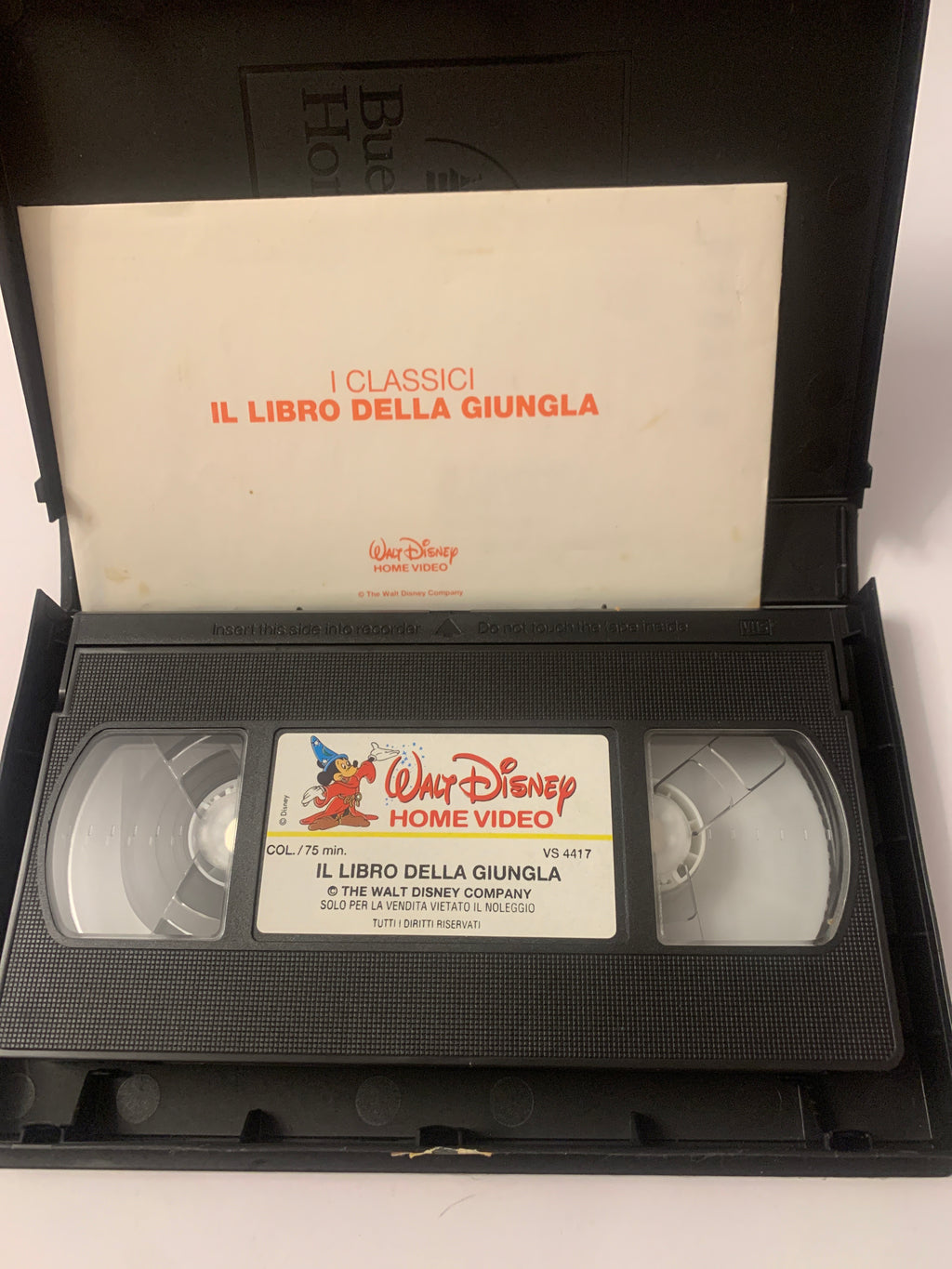 Lotto 2 VHS Walt Disney - Il Libro della Giungla e Il Libro della Giungla 2