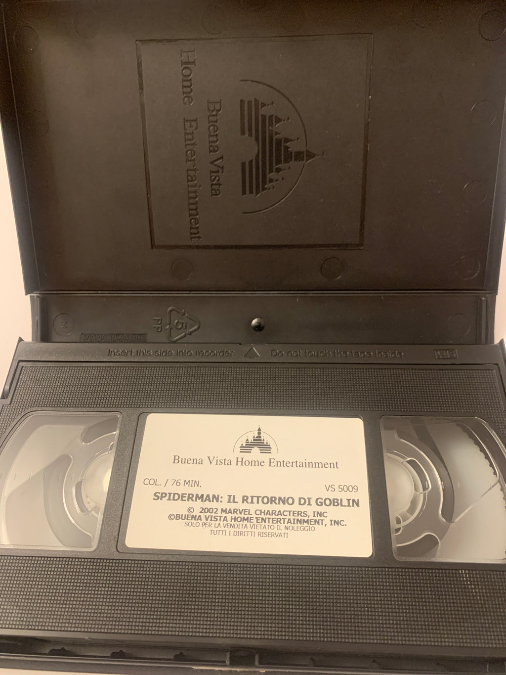 VHS Spider-Man Il Ritorno di Goblin Serie Animata Anni 90 Vintage VHS Marvel