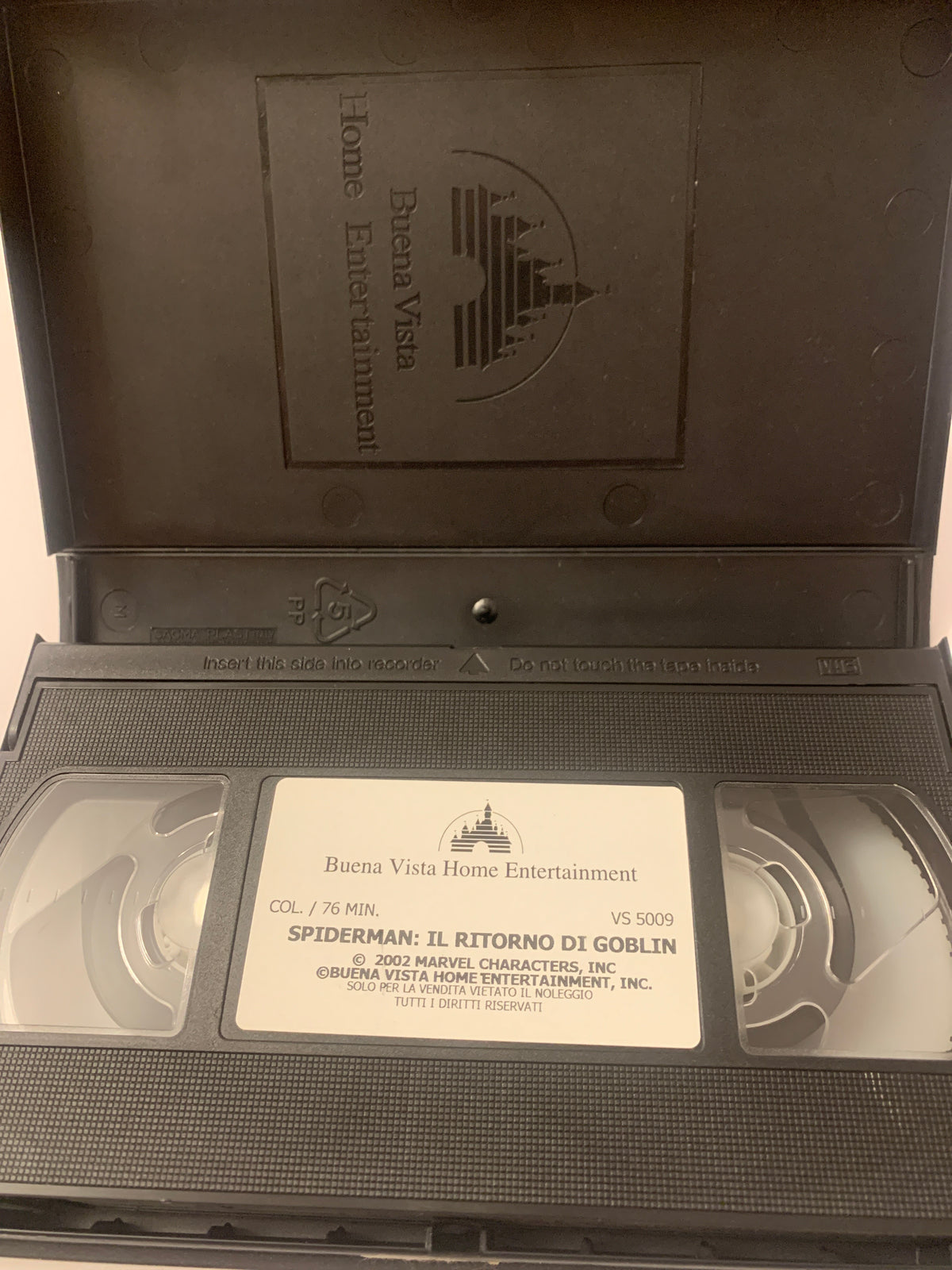 VHS Spider-Man Il Ritorno di Goblin Serie Animata Anni 90 Vintage VHS Marvel
