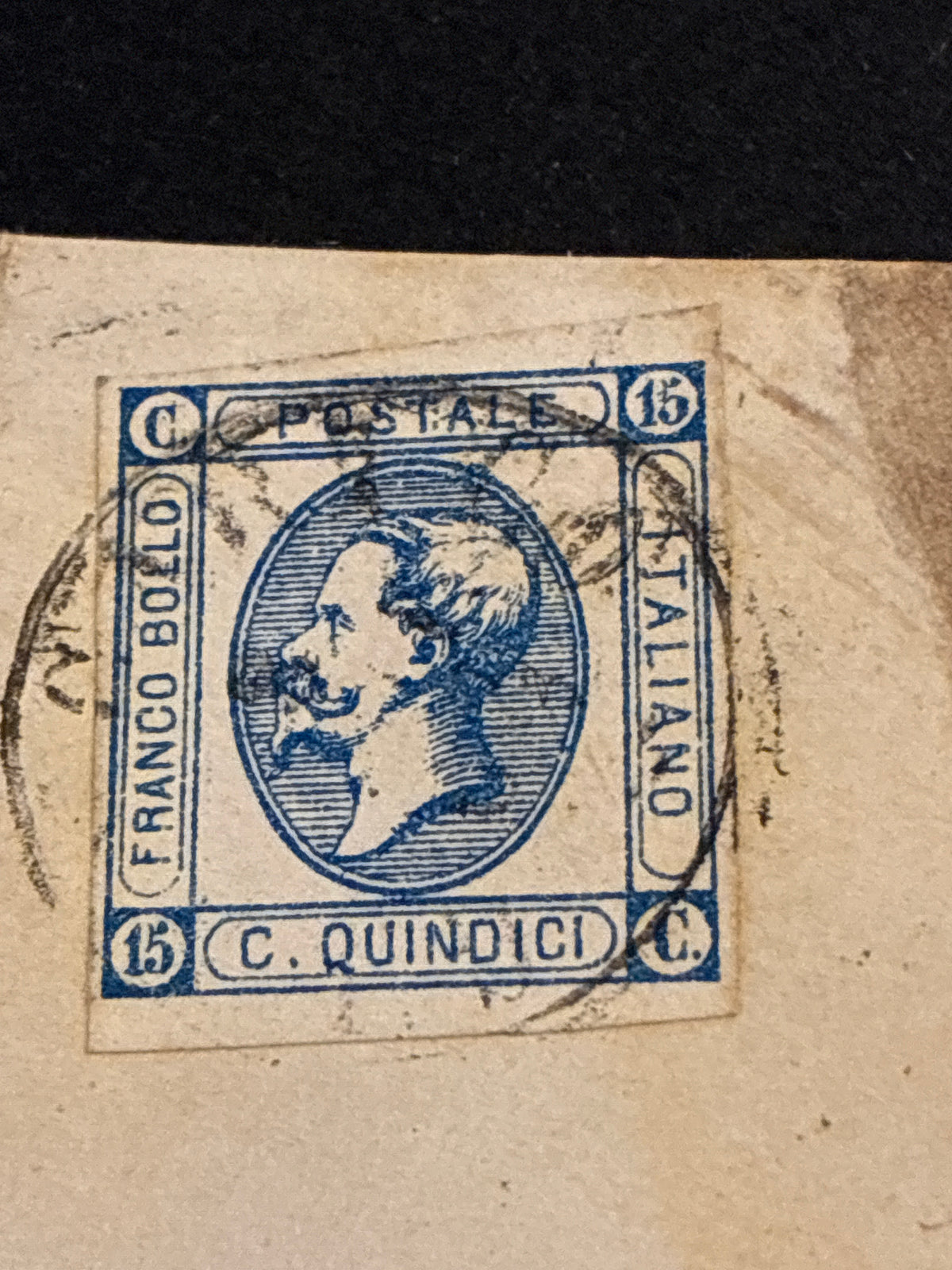 REGNO D'ITALIA 1863 - Lettera con 15 Centesimi Litografico II Tipo per Firenze