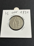1/2 lek 1931 Regno d'Albania