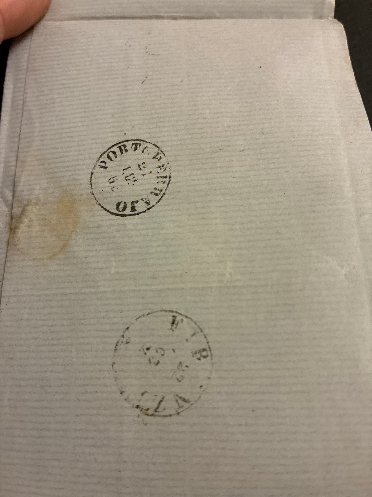 Lettera dall'Isola d'Elba a Firenze (1863) con 15 centesimi Matraire Secondo Tipo e provenienza Collezione Curzio Batini