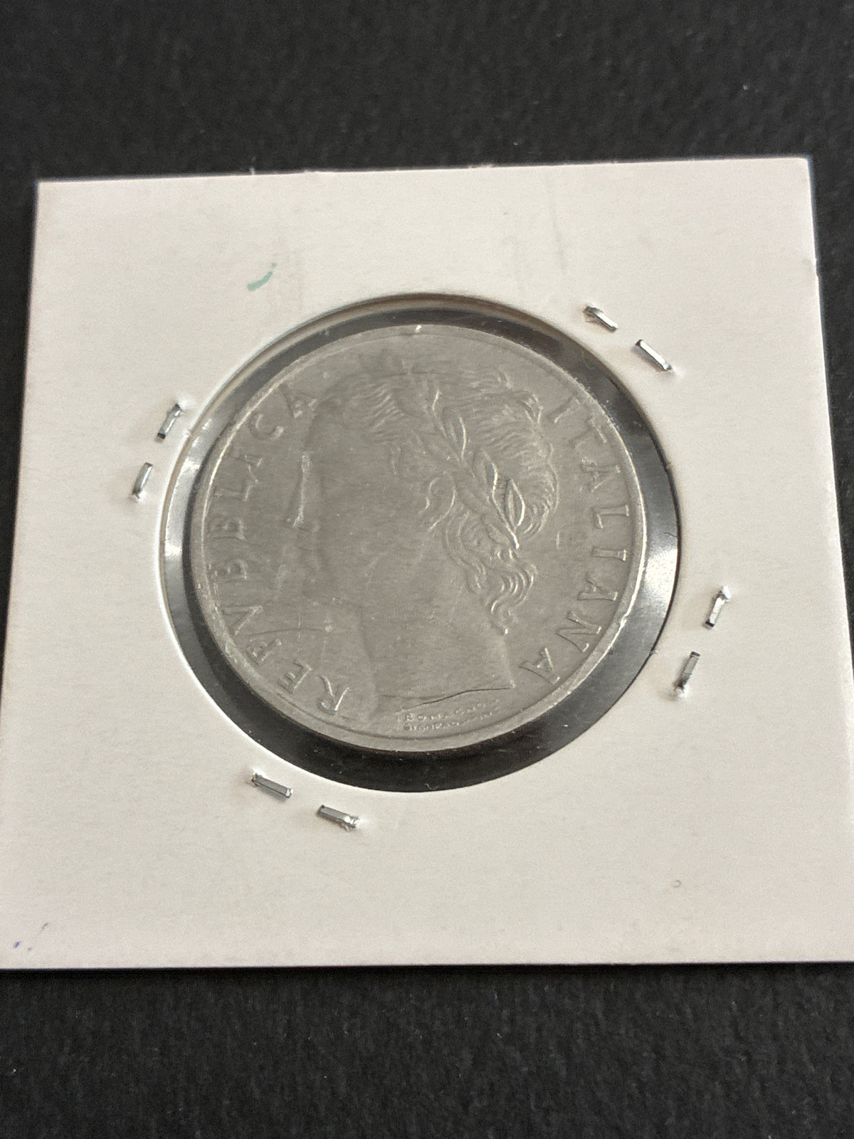 100 lire del 1973 Minerva falso d'epoca con peso eccedente a 8,30 grammi