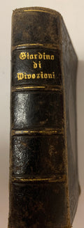 Libro Antico Giardino di Divozioni P. Clerc Milano 1883 Devoto Preghiere