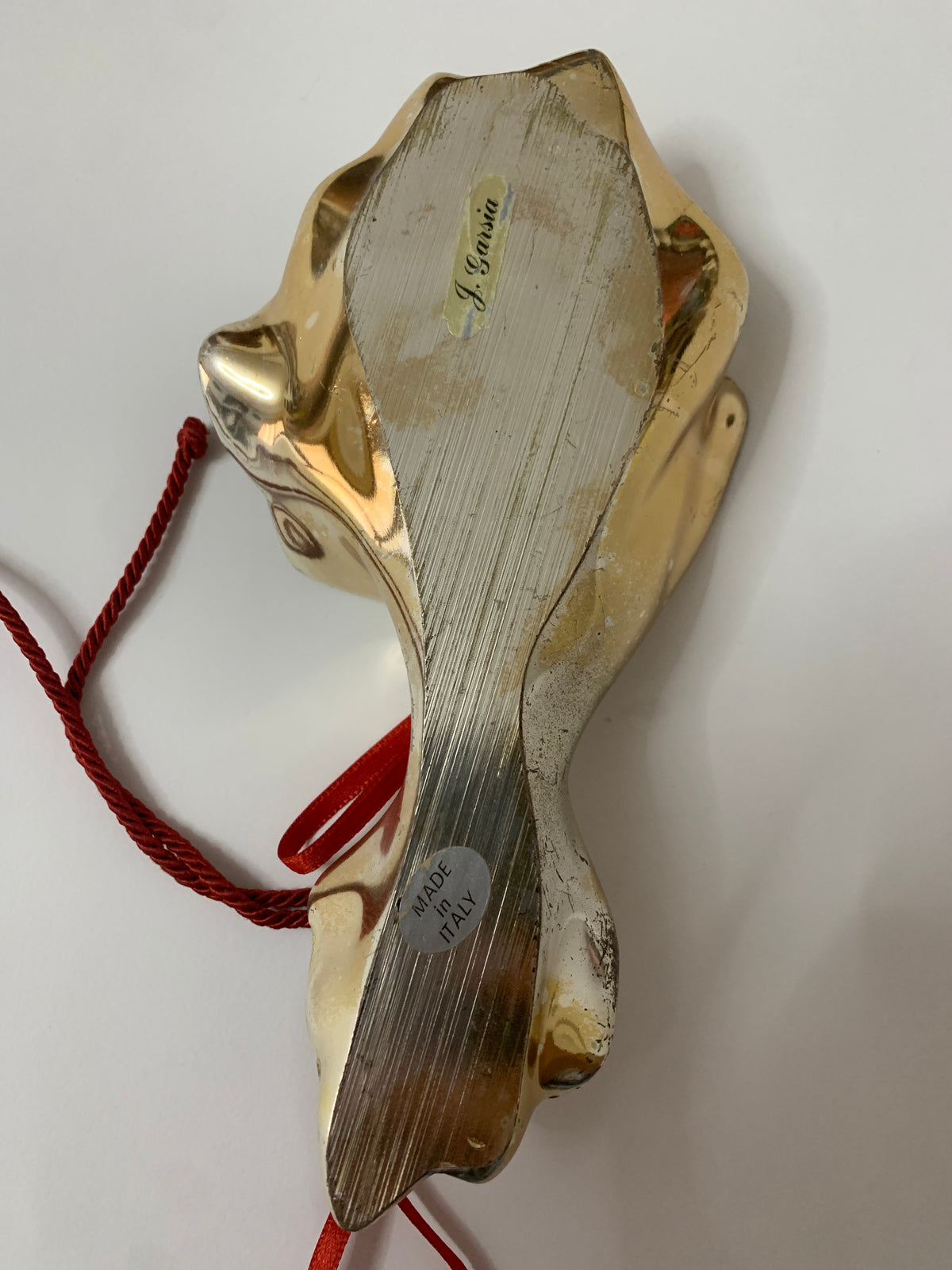 Decorazione Vintage "Sacchetto Portafortuna" J. Garsia con Punzone Laminato Arg