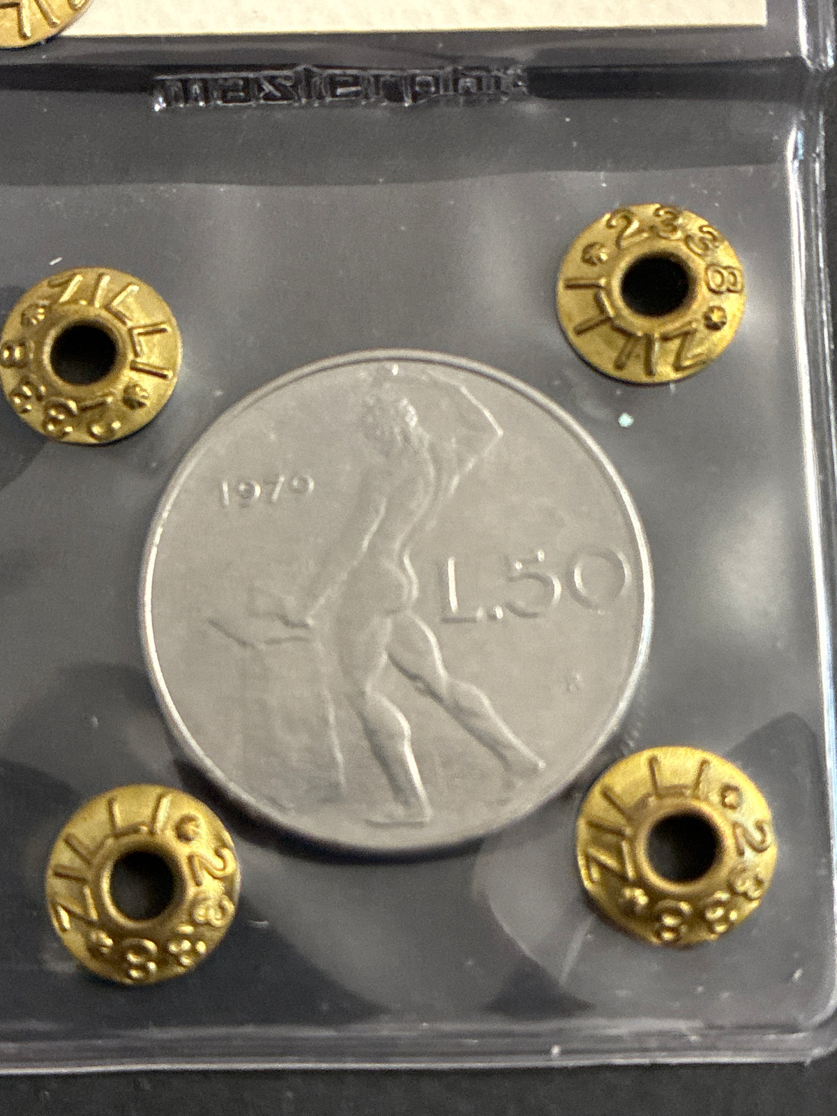 50 Lire Vulcano del '78 Periziata con Errore di Conio Asse Ruotato 220°