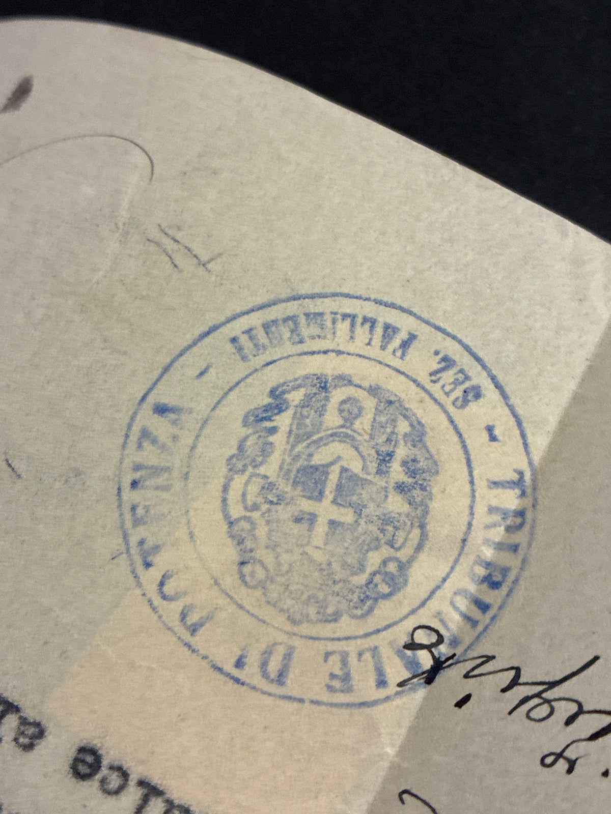 Foglio Ripiegato Raccomandata 1943 Potenza Atto Originale Tribunale Fallimenti Sigillo Fascista Coppia 35c Imperiale Storia Postale Basilicata