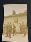 Foto Unica e Inedita WW1 - Il Re Vittorio Emanuele III a Colloquio con il Duca d'Aosta e lo Stato Maggiore sul Fronte Italiano