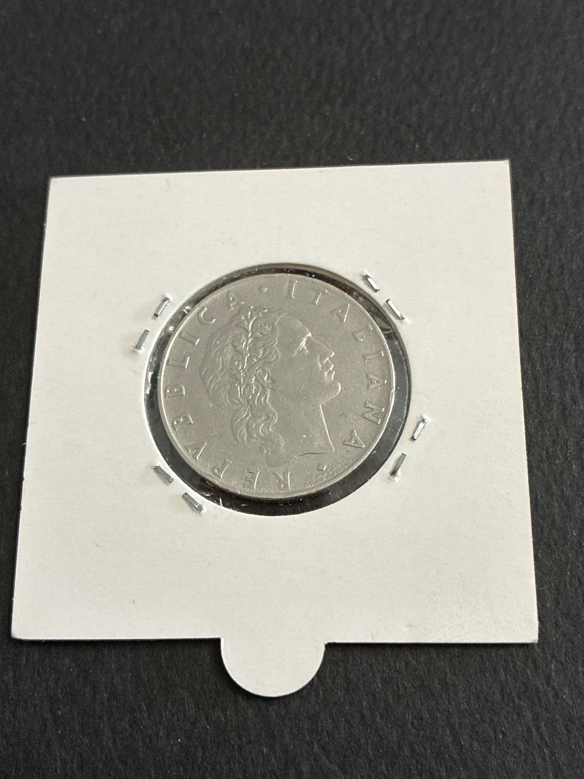 50 LIRE 1965 VULCANO - ERRORE DI CONIAZIONE: ASSE RUOTATO 330°